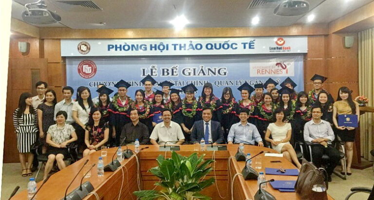 Graduation ceremony MSc in Finance (Treasury Management) – Course 3 between FTU and Rennes 1 University