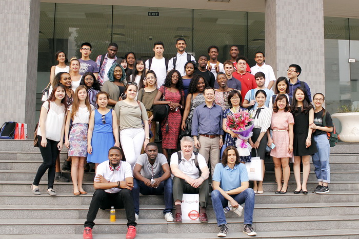 Culture exchange session with professors and students from the University of Northampton UK