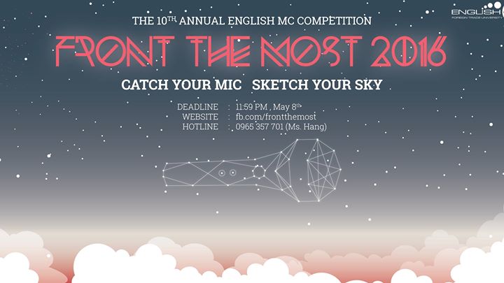 Front The Most 2016 – The 10th annual English MC Contest