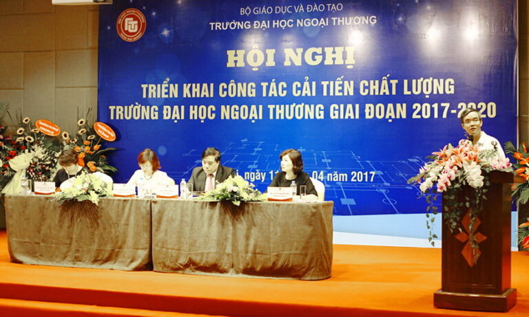 The Conference “Implement quality improvement of Foreign Trade University”