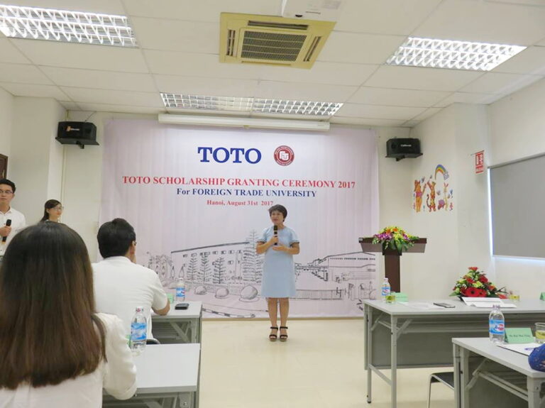 Toto Scholarship Granting Ceremony 2017 for FTU students
