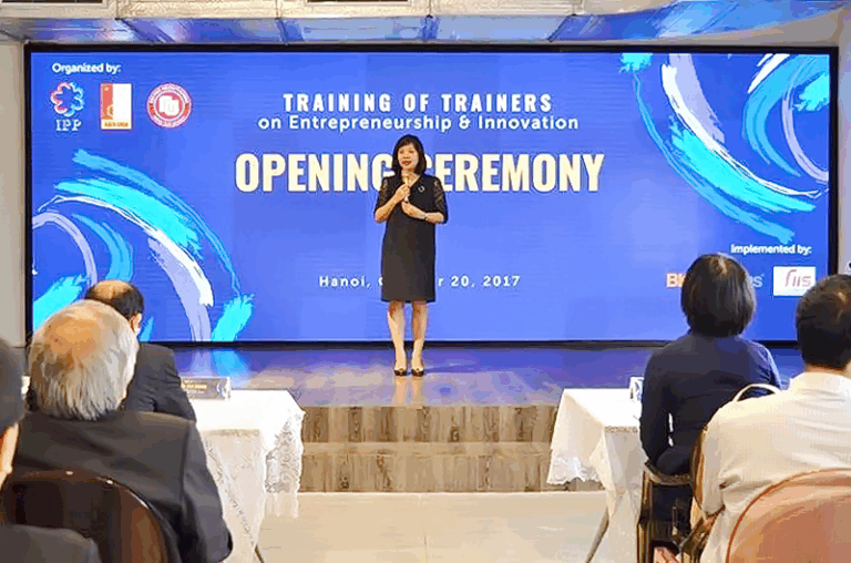 The Opening Ceremony for Training of Trainers on Entrepreneurship and Innovation
