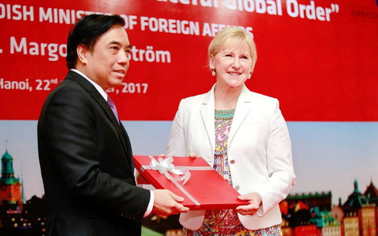“A Feminist Foreign Policy for a Peaceful Global Order” talk by the Swedish Minister of Foreign Affairs H.E. Margot Wallstrom