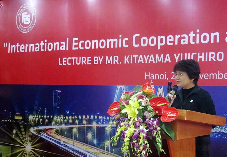 “International Economic Cooperation and Public Private Partnership” Lecture by Mr. Kitayama Yuichiro