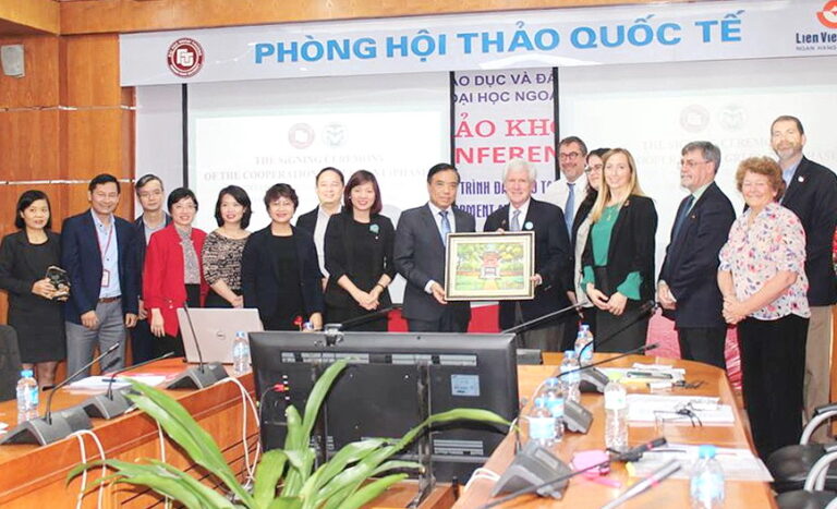 The signing ceremony of cooperation agreement between FTU and Colorado State University (CSU) and the Conference of “Quality Assurance and Training Program Development”