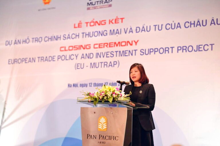 The representative of FTU’s Board of Management attended the closing ceremony of the European Trade Policy and Investment Support Project (EU-MUTRAP)