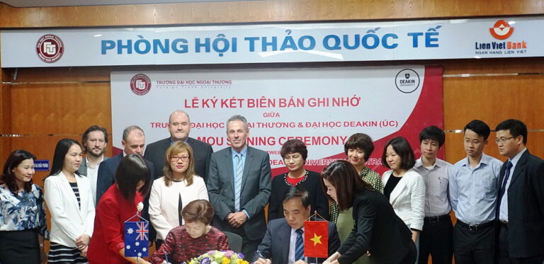 MOU Signing Ceremony between FTU and Deakin University (Australia)