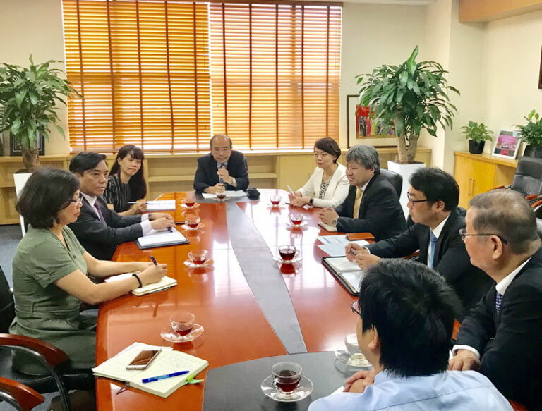 The visit of representatives from Kanto Gakuin University (Japan) to FTU