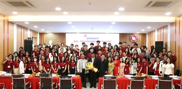 WORKING DEGREE OF THE CONSUL GENERAL OF INDIA IN HO CHI MINH CITY VISITED AND WORKED WITH CAMPUS II