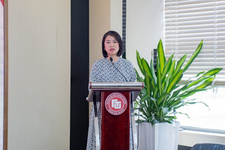 SEMINAR “INTERNATIONAL TRADE IN THE NEW CONTEXT: BARRIERS AND CHALLENGES FOR WOMEN-OWNED ENTERPRISES” AS PART OF THE WTO CHAIRS PROGRAM AT THE FOREIGN TRADE UNIVERSITY