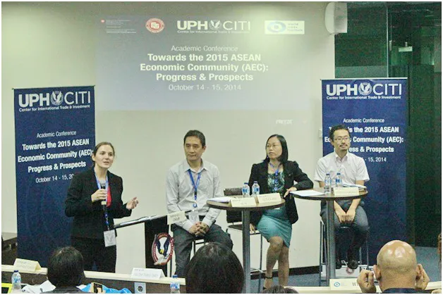 Foreign Trade University in collaboration with WTI and UPH organized International Conference on the ASEAN Economic Community in Jakarta