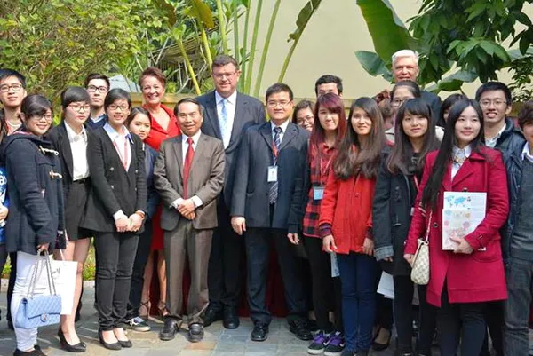 Danish Minister for Trade and Development Cooperation Visits Jobfair Following a Vietnamese Danish Education Programme